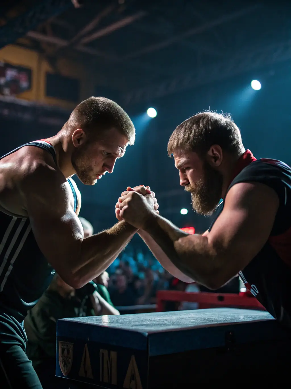 A high-action shot of judokas in mid-throw during a competitive match, showcasing the intensity and skill involved in judo.